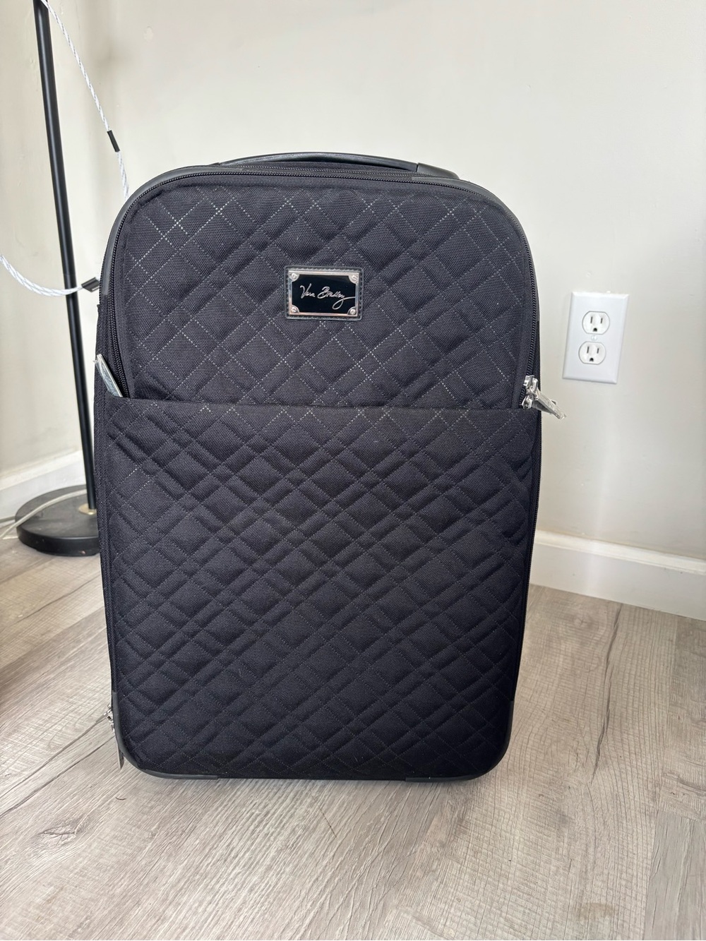 Vera Bradley Black Quilted Carry-On Luggage